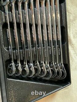 Snap On Soex Flank Drive Ratcheting Wrench Set, 10-19mm