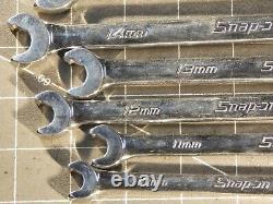 Snap On Tools 10Pc Metric Speed Ratcheting Wrench Set 10MM 19MM 12Pt SRXRM710