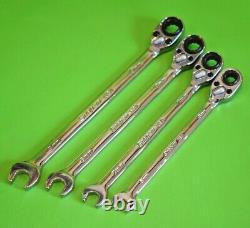 Snap On Tools 4pc Metric 6mm-9mm Flank Drive Plus Ratchet Spanner Set SOXRRM704
