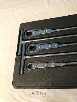 Snap On Tools 5pc Metric T-Handle Ratcheting Box Wrench Set RTBM605 (8-14mm)