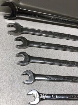 Snap-On Tools 6pc SAE Reversible Ratcheting Combo Wrench Set SOXRR12A/SOXRR24A