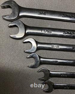 Snap-On Tools 6pc SAE Reversible Ratcheting Combo Wrench Set SOXRR12A/SOXRR24A
