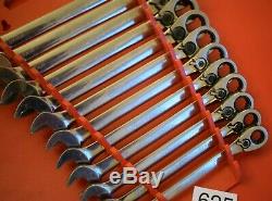 Snap On Tools Blue-Point 12pc Reversible Ratchet Spanner Set rrp £235 (625)