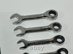 Snap-On Tools USA OXKRM707 7pc Metric Short Ratcheting Combination Wrench Set