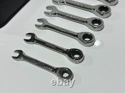 Snap-On Tools USA OXKRM707 7pc Metric Short Ratcheting Combination Wrench Set