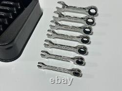 Snap-On Tools USA OXKRM707 7pc Metric Short Ratcheting Combination Wrench Set