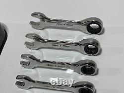 Snap-On Tools USA OXKRM707 7pc Metric Short Ratcheting Combination Wrench Set