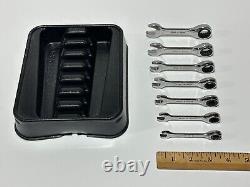 Snap-On Tools USA OXKRM707 7pc Metric Short Ratcheting Combination Wrench Set