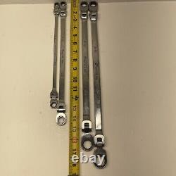 Snap-On XFRM 5/16-3/4 Double Flex Ratcheting Wrench Set