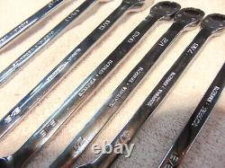 Snap-on SOEXR707 FLANK DRIVE PLUS 7pc Ratcheting Combo Wrench Set NEW tools