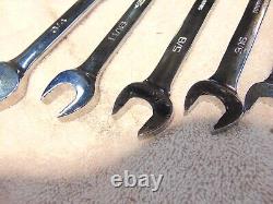 Snap-on SOEXR707 FLANK DRIVE PLUS 7pc Ratcheting Combo Wrench Set NEW tools