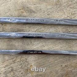 Snap on Tools 3pc 12pt Metric Double Flex Reverse Ratcheting Wrench Set XFRRM705