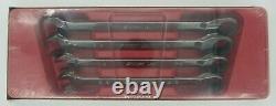 Snap-on Tools 4pc Ratcheting Box End Wrench Set Sae 13/16 1 Oxr704 Sealed New