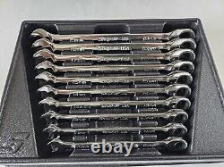 Snap-on Tools NEW! 10pc 10mm to 19mm Reversible Ratcheting Wrench Set SOXRRM710A