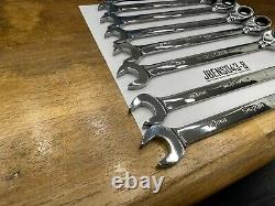 Snap-on Tools NEW 10pc 10mm to 19mm Reversible Ratcheting Wrench Set SOXRRM710A