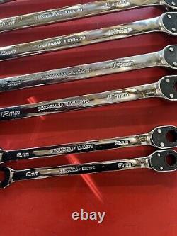 Snap-on Tools NEW 10pc Reversible Ratcheting Wrench Set SOXRRM MISSING 10-11