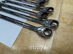 Snap-on Tools NEW 17pc SAE & Metric Reversible Ratcheting Combo Wrench Sets