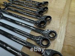 Snap-on Tools NEW 17pc SAE & Metric Reversible Ratcheting Combo Wrench Sets