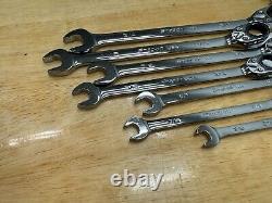 Snap-on Tools NEW 17pc SAE & Metric Reversible Ratcheting Combo Wrench Sets