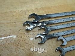 Snap-on Tools NEW 17pc SAE & Metric Reversible Ratcheting Combo Wrench Sets