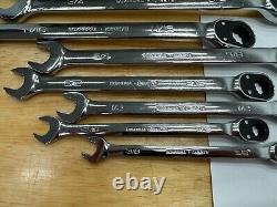 Snap-on Tools NEW 17pc SAE & Metric Reversible Ratcheting Combo Wrench Sets