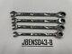 Snap-on Tools New 4pc Metric Non-reverse Ratcheting Combo Wrench Set Soxrm704a