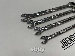 Snap-on Tools NEW 4pc METRIC Non-Reverse Ratcheting Combo Wrench Set SOXRM704A