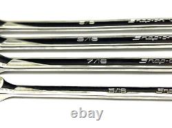 Snap on Tools NEW XFR704 4pc SAE 12-pt Double Flex Ratcheting Box Wrench Set USA