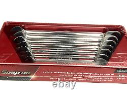 Snap on Tools New 7pc SAE 0° Non-Reversing Ratcheting Combo Wrench Set SOXR707A