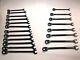 Snap-on Tools Usa New 20 Piece Sae & Metric Ratcheting Combo Wrench Lot Set