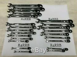 Snap-on Tools USA NEW 23 Piece SAE & Metric Ratcheting Combo MASTER Wrench Set