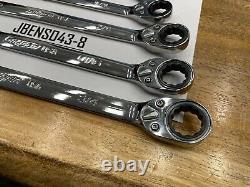 Snap-on Tools USA NEW 9pc 1/4 up to 3/4 SAE Reversible Ratcheting Wrench Set