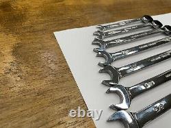 Snap-on Tools USA NEW 9pc 1/4 up to 3/4 SAE Reversible Ratcheting Wrench Set