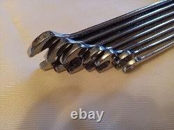 Snap on ratcheting wrench set sae