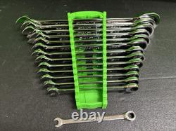 Snap-on tools combination ratcheting wrench set metric