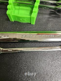 Snap-on tools combination ratcheting wrench set metric