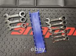 Snap-on tools ratcheting stubby metric combination wrench set