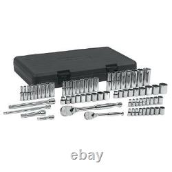 Socket Set 1/4 in. And 3/8 in. Drive Ratchet and SAE/Metric Power Tool(68-Piece)