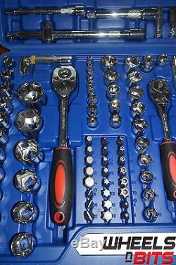 Socket Wrench Set Ratchet Bit Torx 172Pc 1/2 1/4 3/8 Tool Kit Mechanics 171