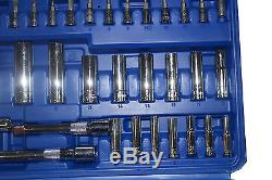 Socket Wrench Set Ratchet Bit Torx 172Pc 1/2 1/4 3/8 Tool Kit Mechanics 171