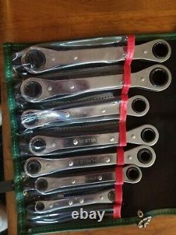Stahlwille 25/7PC Ratchet Ring Spanner Set, 7 Pieces