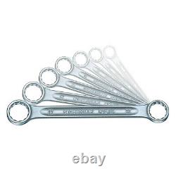 Stahlwille 7pc Metric Flat Double Ended Ring Spanner Set 8-22mm 21/7 96410503