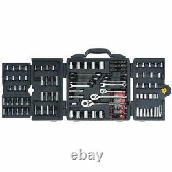 Stanley 96-011 170PC Chrome Vanadium Forged Mechanics Tool Set, 170pc