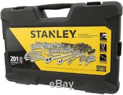 Stanley Mechanics Tool Set Chrome Finish Heavy Duty ANSI Compliant (201-Piece)