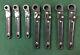 Stanley Proto J3800a Proto Ratcheting Flare Nut Wrench Set, 12 Point, 7-piece