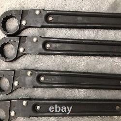 Stride Military Issue Flare Nut Line Ratcheting Wrench 11 Pc Set 3/8 to 1