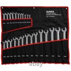 Sunex 9917mpra Fully Polished Metric Combination Wrench Set New