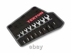 TEKTON Stubby Reversible Ratcheting Combination Wrench Set, 8-Piece 5/16-3/4 in