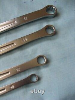 TONE 10-17mm Offset Ratchet Ring Wrench Long Flex Head Set of 4 RMA400L Japan