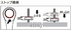 TONE 8-21mm Box End Reversible Ratchet Ring Wrench Set RMR110 11pc Import Japan